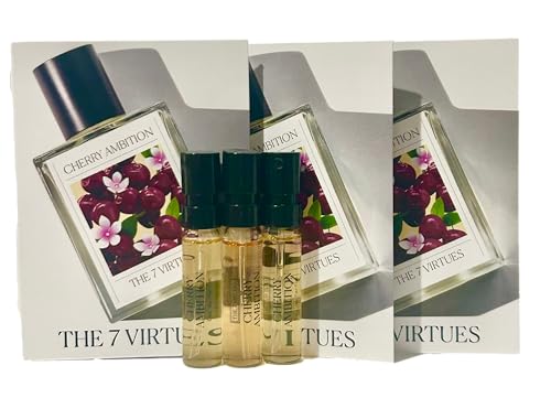 The 7 Virtues Cherry Ambition Perfume Sample Set for Women - 3 x 1.7 ml