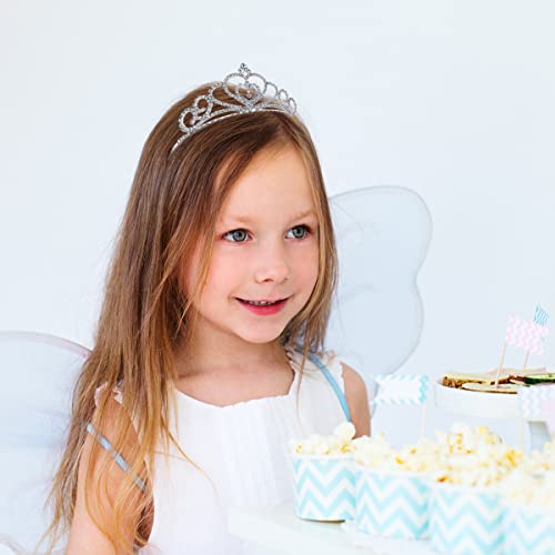 Lovelyshop 3 Pack Rhinestone Heart Tiara for Girls - Wedding, Prom, Birthday, Bridal & Princess Headpiece