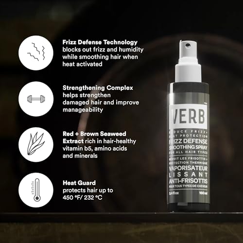 Frizz Defense Smoothing Spray - Heat & Humidity Protectant