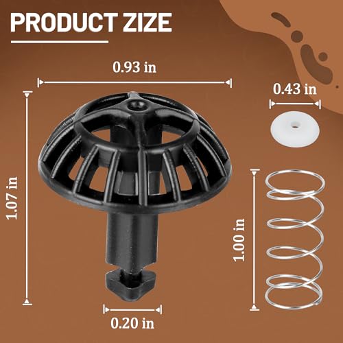 Coffee Maker Replacement Spring Stopper Kit for Cuisinart - 2 Pack