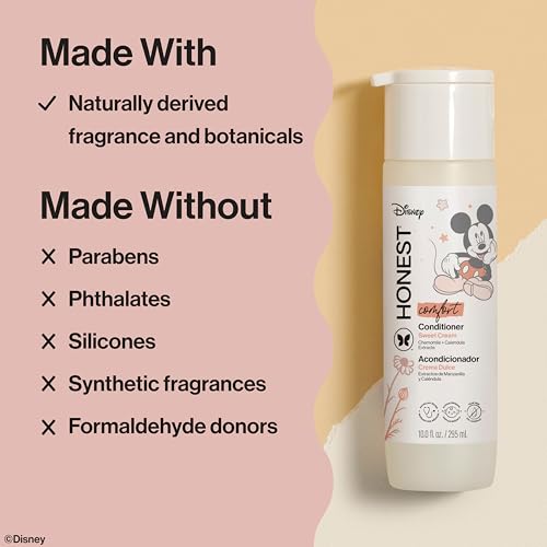 The Honest Company Mickey Mouse Sweet Cream Conditioner - Gentle & Nourishing