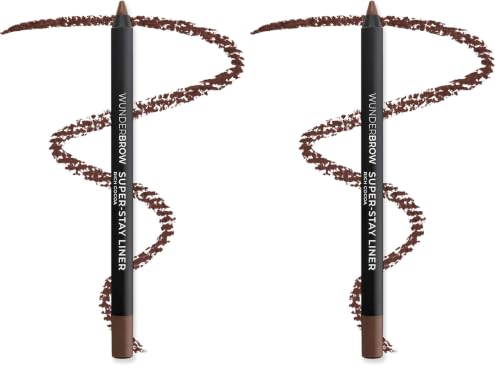 WUNDERBROW Super Stay Eyeliner Pencil - Waterproof Rich Cocoa (Pack of 2)
