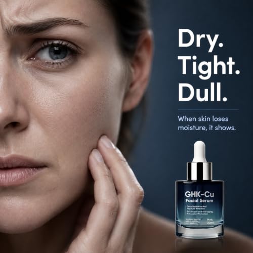 GHK-Cu Copper Peptide Serum 1 Fl Oz - Daily Firming Hydration