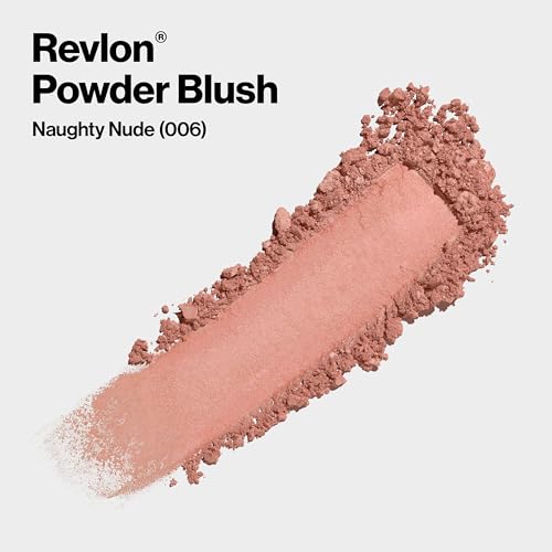 Revlon Powder Blush 006 Naughty Nude - Buildable High Impact Color