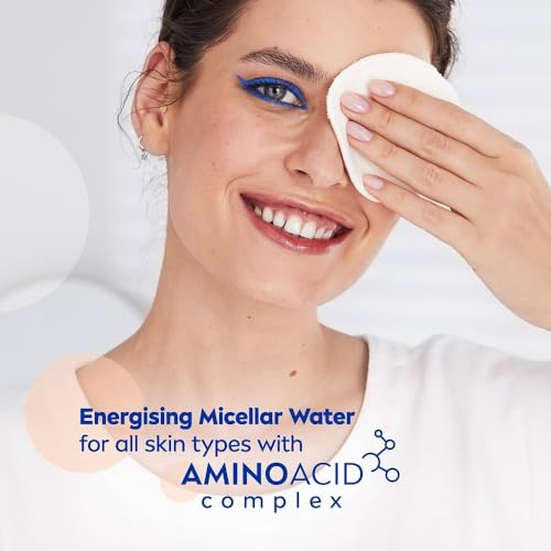 NIVEA Energizing Micellar Water Facial Cleanser with Vitamin C - 400ml