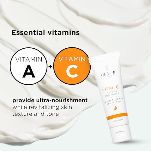 IMAGE Skincare VITAL C Hydrating Facial Cleanser 1.7oz - Gentle Vitamin C & A Face Wash