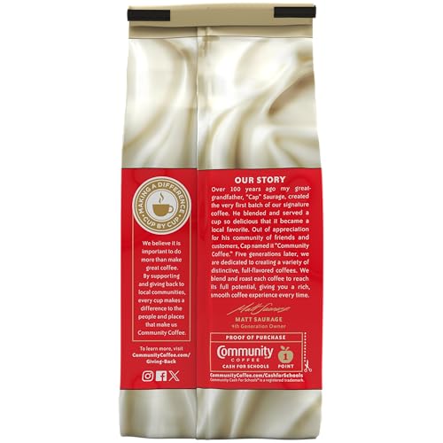 Community Coffee French Vanilla Ground Coffee - 12 oz Medium Roast