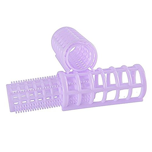 8 Pcs Plastic Hair Curlers for Women and Ladies - Salon & Home Use
