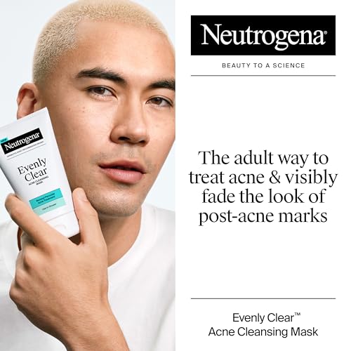 Neutrogena Evenly Clear Acne Cleansing Mask, 4.2 oz - 3.5% Benzoyl Peroxide