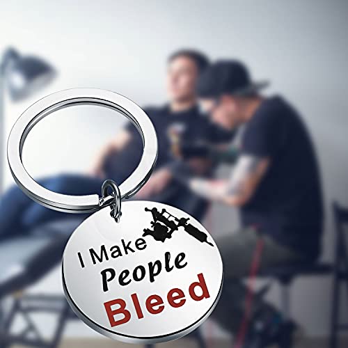 AKTAP Tattoo Artist Keychain - Unique Body Art Jewelry Gift for Tattooers