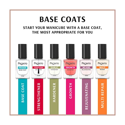 Pronto Growth Booster Nail Strengthener & Breathable Base Coat