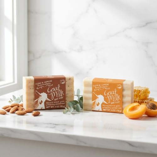 San Francisco Soap Company Goat Milk Bar with Almond - 4 oz, Moisturizing & Luxurious
