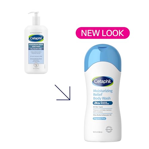 Cetaphil Moisturizing Body Wash for Sensitive Skin 16.9oz Fragrance-Free