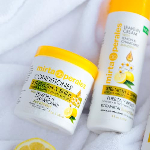 Mirta de Perales Lemon & Chamomile Leave-In Hair Cream - Weightless, Protects & Smoothes