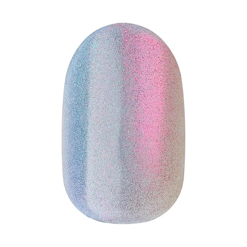 Impress ColorFX No Glue Press On Nails - Metallic Silver & Blue