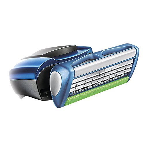 Wilkinson Sword Protector 3 Razor Blade Refills Pack of 8 - Compatible with Schick Protector, Blue, 1 Count
