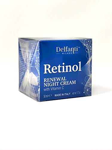 Delfanti Milano Retinol Renewal Night Cream with Vitamin C - 1.7 oz