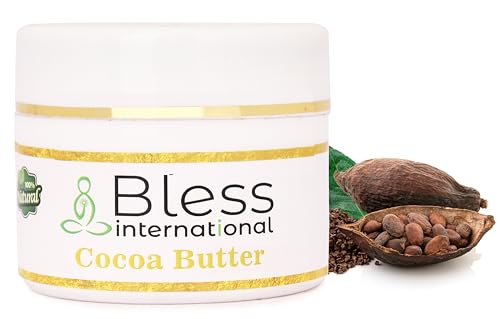 100% Pure Organic Raw Cocoa Butter - Grade A Moisturizer 8oz