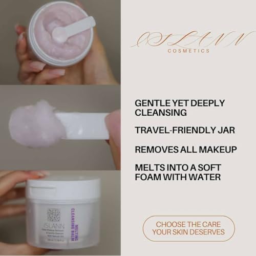 ISLANN Melting Cleansing Balm - Vegan Korean Makeup Remover, 100ml