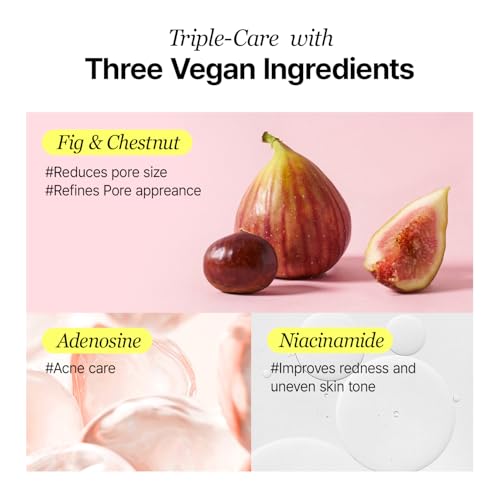 VEGANIFECT Pore Refining Ampoule with Fig & Chestnut Niacinamide – 8 Plant Extracts