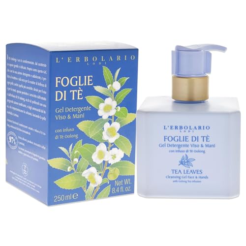 L'Erbolario Tea Leaves Shower Gel - Nourishing & Moisturizing Bath & Shower Foam