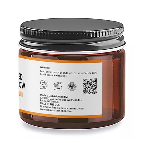 Unscented Beef Tallow Face Moisturizer - Natural Nourishing Skin Cream for Sensitive & Dry Skin