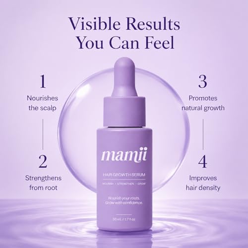 Mamii Rosemary Hair Growth Serum - Lightweight Scalp Treatment, 50 mL