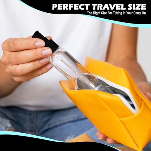 10 Pack 2oz Refillable Travel Spray Bottles - Leak-Proof Mini Containers