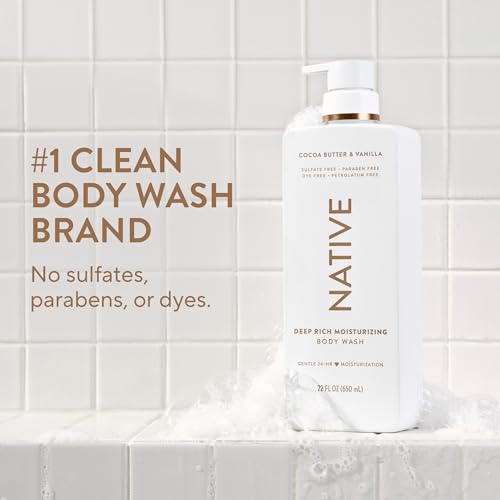 Native Moisturizing Body Wash with Shea Butter - 24-Hour Hydration
