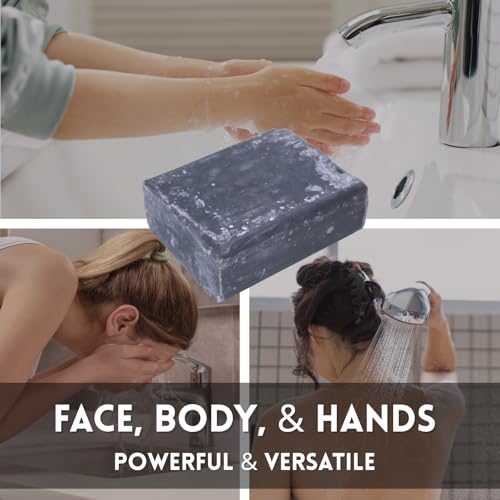 Charcoal & Bentonite Soap 5-Bar Gift Set for Face & Body – Amish Farms NatureClean