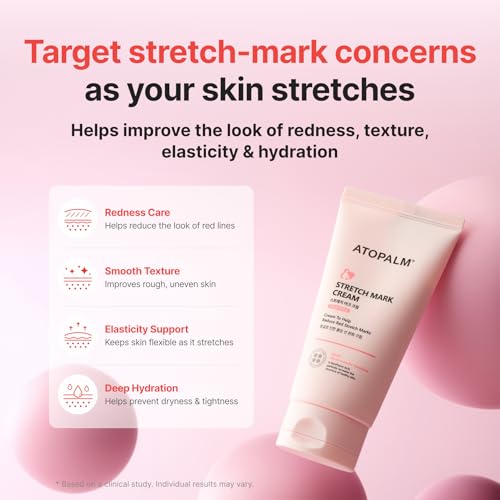 ATOPALM Maternity Care Stretch Mark Cream, 150ml 5 Fl Oz, Canola Oil Postpartum Skin Care| Pregnancy Red Lines Relief | Skin Swelling Elasticity Improvement| Gentle Body Moisturizing | Kbeauty