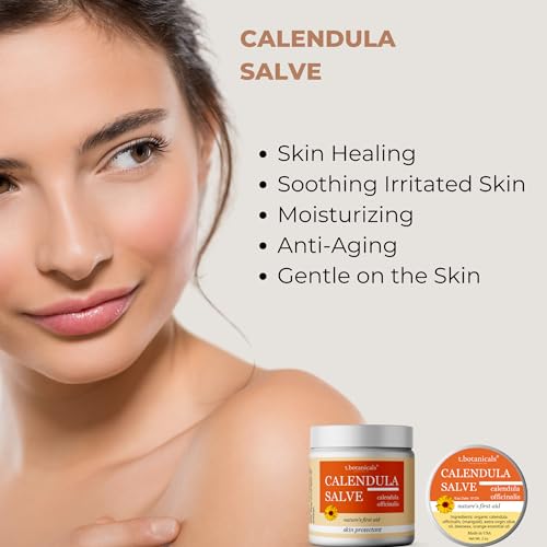 Calendula Salve 2 Ounce - Skin Soothing Herbal Moisturizer