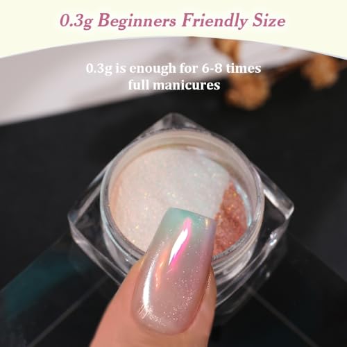 Pretty Diva Chrome Nail Powder - Mermaid Aurora Effect 0.3g