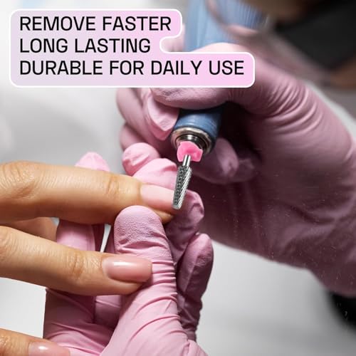 Depvko 3/32'' Nail Drill Bits - Carbide for Acrylic Gel Nails