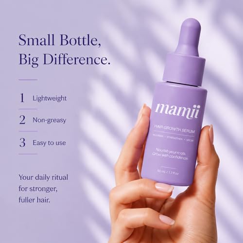 Mamii Rosemary Hair Growth Serum - Lightweight Scalp Treatment, 50 mL