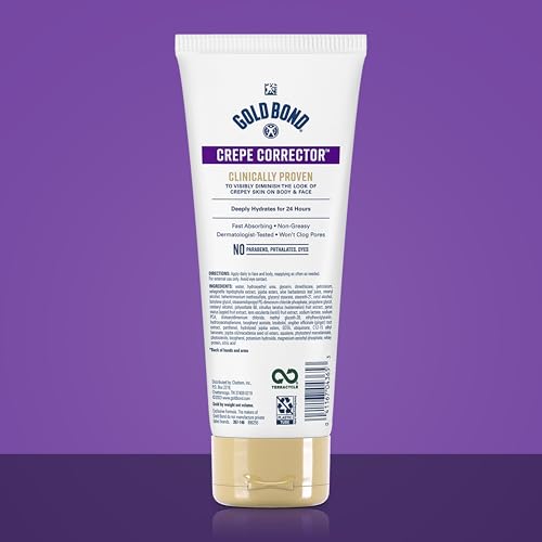 Gold Bond Age Renew Crepe Corrector Body Lotion, 8 oz - Hydrating & Smoothing