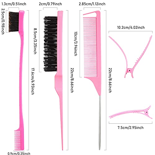 Remerry 12-Piece Hair Brush Set with Teasing Brushes & Combs