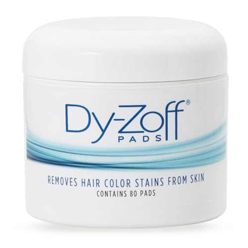 Barbicide Dy-Zoff Hair Color Stain Remover Pads - 80 Pre-Saturated Wipes