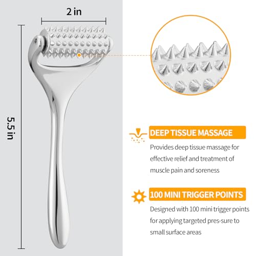 Running Man Zinc Alloy Face & Body Massage Roller for Skin Toning