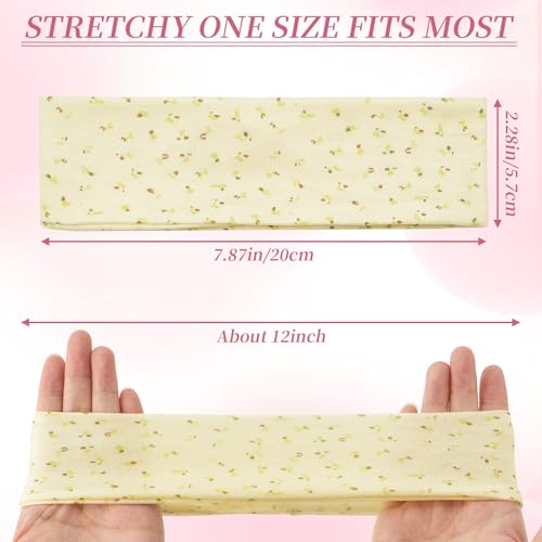 QIUTIMIY Style 1 Headbands for Women 6-Pack Non-Slip Soft Cotton-Blend Hair Bands