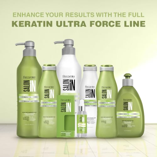 Keratin Ultra Force Unscented Hair Conditioner - Deep Repair & Hydration, 10.1 fl oz