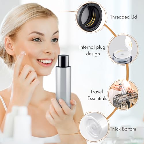 150ML Travel Size Toiletries Bottles - 3 Pack Leak Proof Set
