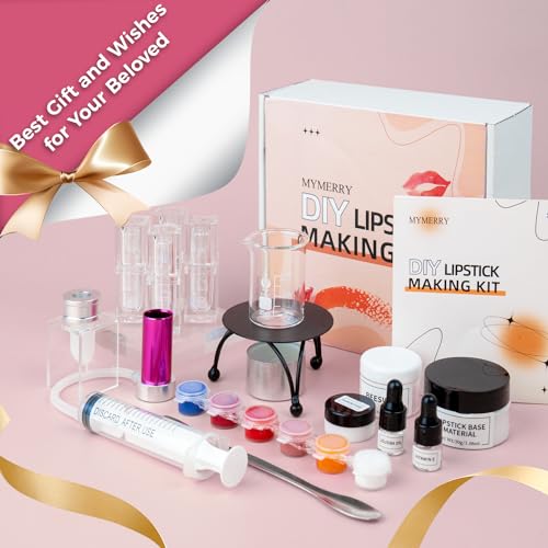 DIY Lipstick Making Kit with Natural Ingredients | Custom Makeup Set for Women