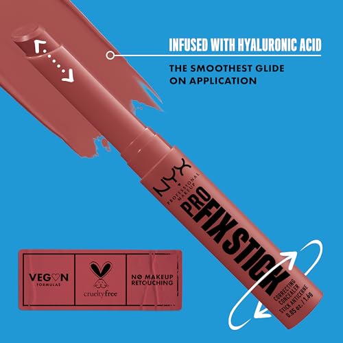 NYX Pro Fix Stick Correcting Concealer - Deep Walnut (Pack of 2)