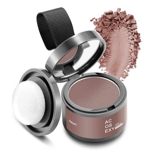 Acosexy Auburn Root Touch Up Hair Powder for Gray Coverage & Thinning Hair