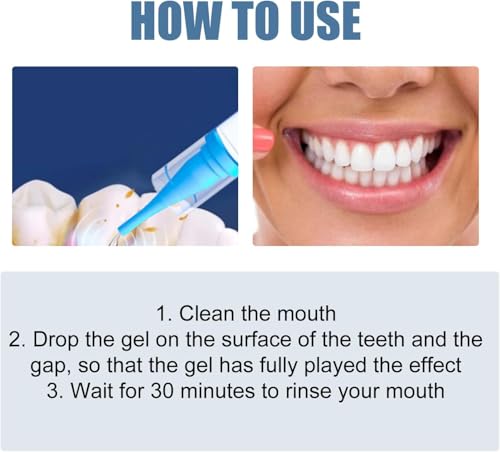 HEDGAUCP Gum Protect Dental Gel, Sulfate-Free Mint Whitening Paste - 3 Pack