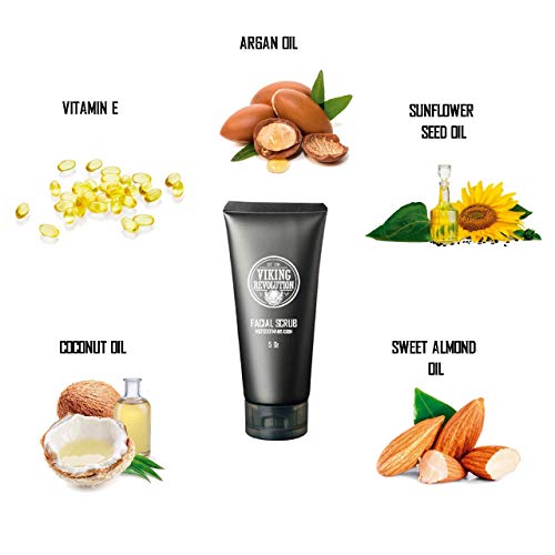 Viking Revolution Men's Microdermabrasion Face Scrub - 2 Pack