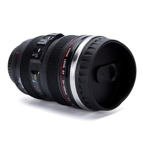 Canon Lens Coffee Mug - Stainless Steel Insulated Tumbler