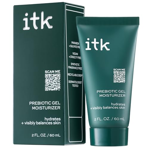 ITK Prebiotic Gel Face Moisturizer for Oily, Acne-Prone Skin