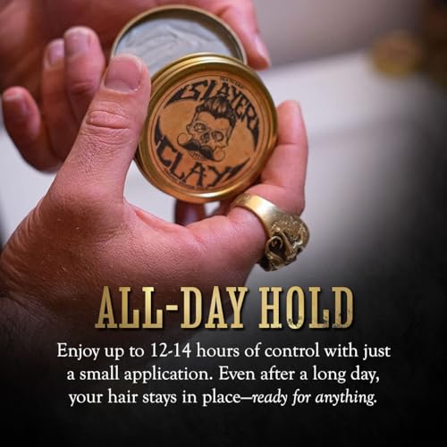 Men's Hair Clay & Pocket Comb Set - Matte Finish Medium Hold Styling